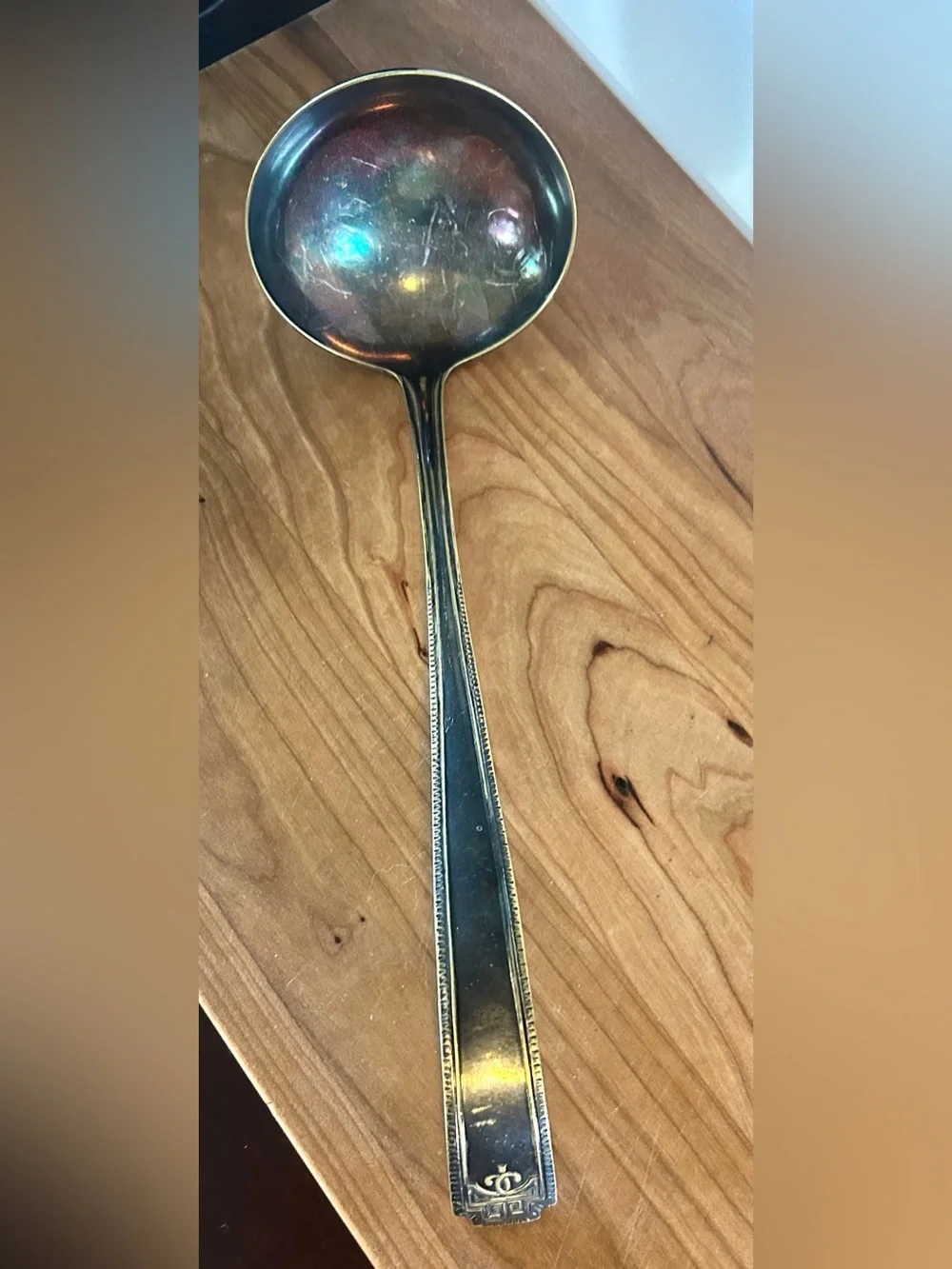 VTG National Silver Co VICEROY Silverplate Full Size 11” Soup Ladle 1930s-60s